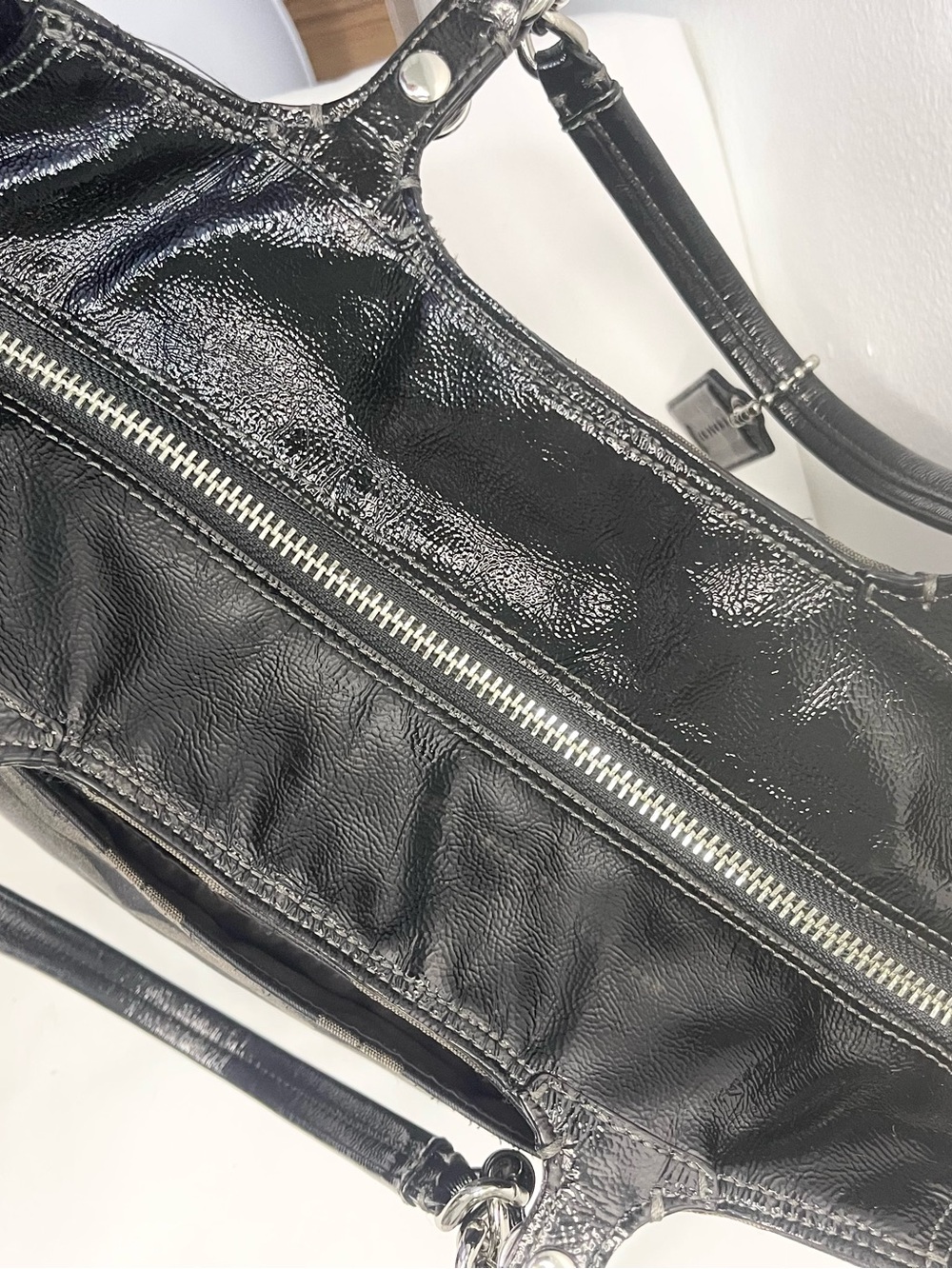 Coach Madison Tribeca 2009 Op Art Sateen Tote Style 14133 original hang tag - Picture 11 of 17